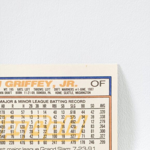 1992 Topps Gold Winner #50 Ken Griffey Jr Seattle Mariners NM The Kingdome - Picture 8 of 10